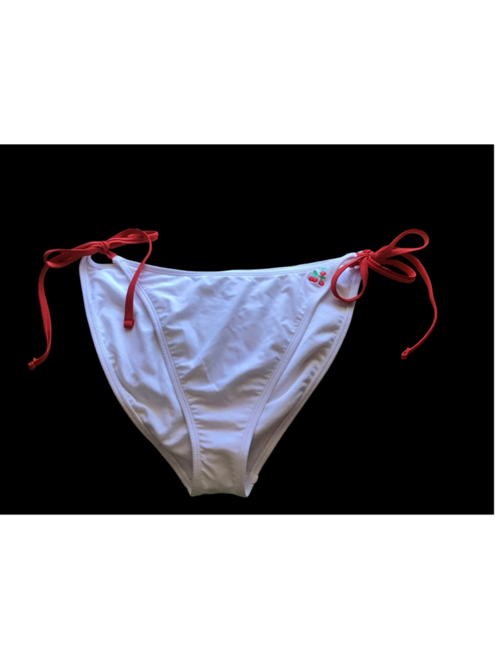 Women's Wild Fable White Red Cherry Bikini Bottom Plus Size XL